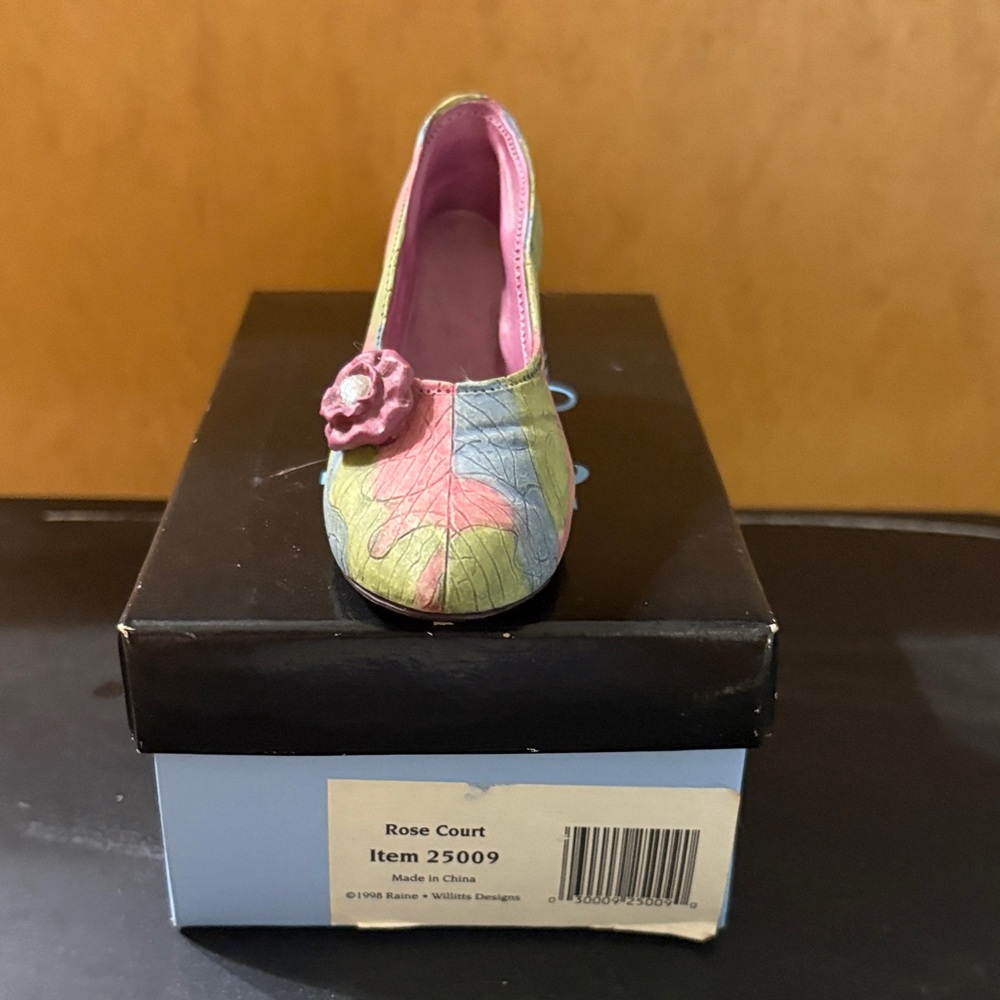 Just The Right Shoe Rose Court Multicolor Heels - Picture 4 of 5